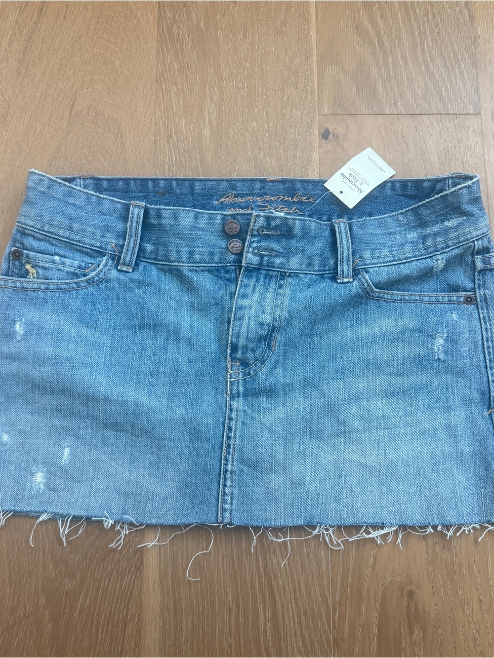 NWT Vintage A&F Denim Mini Skirt